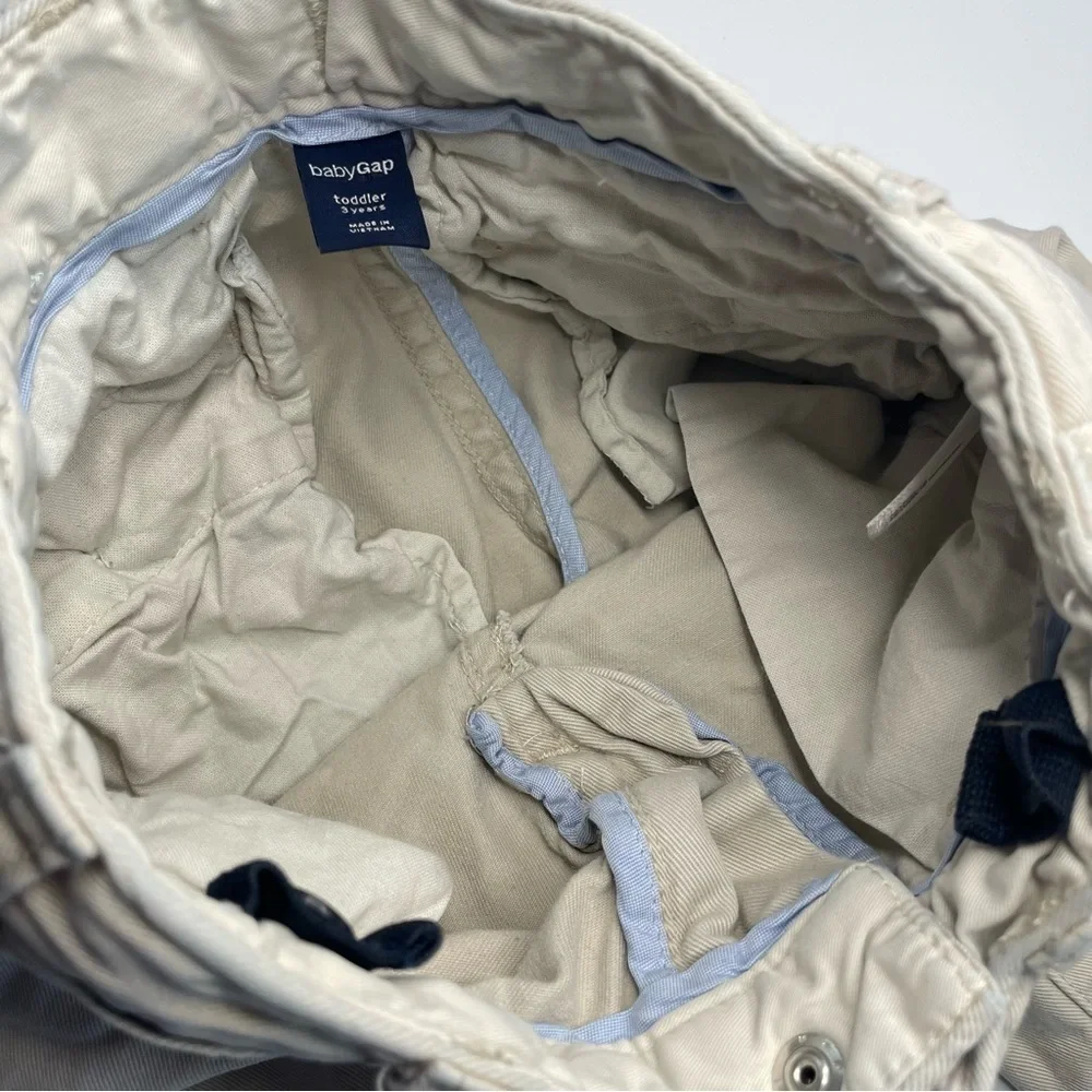 Baby Gap Toddler 3T Khaki Pants PRELOVED Adjustable Waist